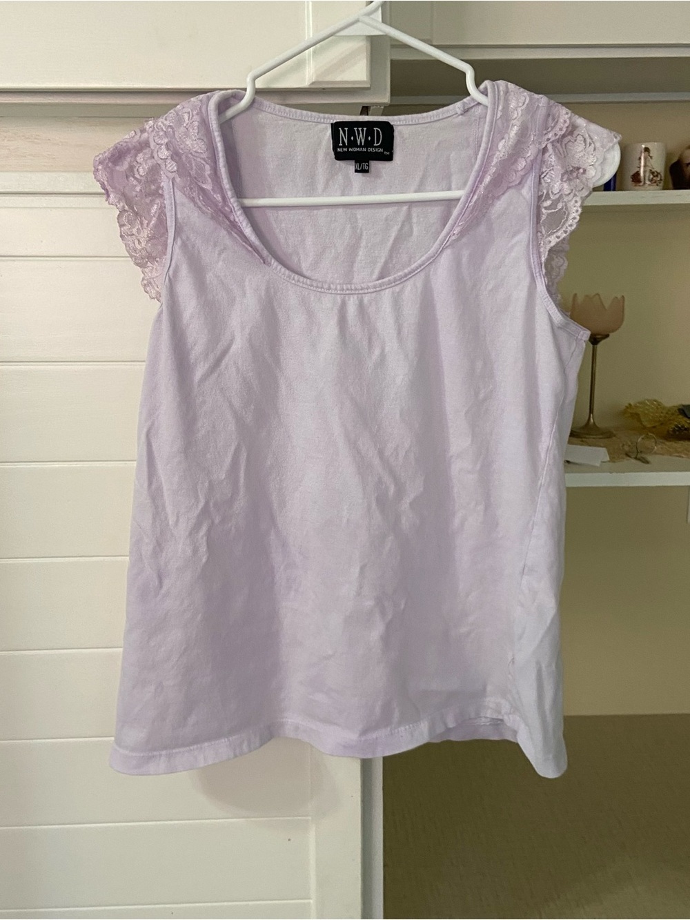 N.W.D Lavender Scoop Neck Tank